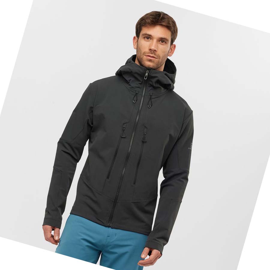 Salomon OUTPEAK SOFTSHELL Erkek Ceket Siyah | TR 3254WNB